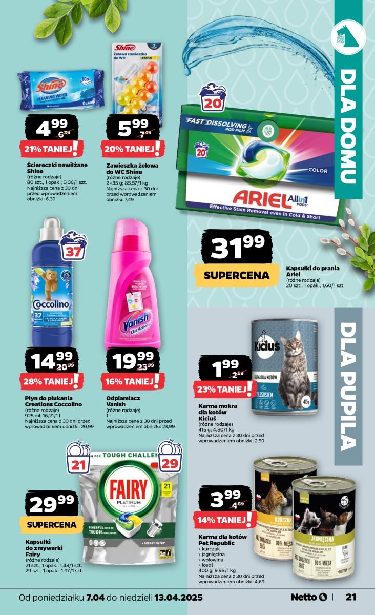 Gazetka promocyjna Netto str. 21