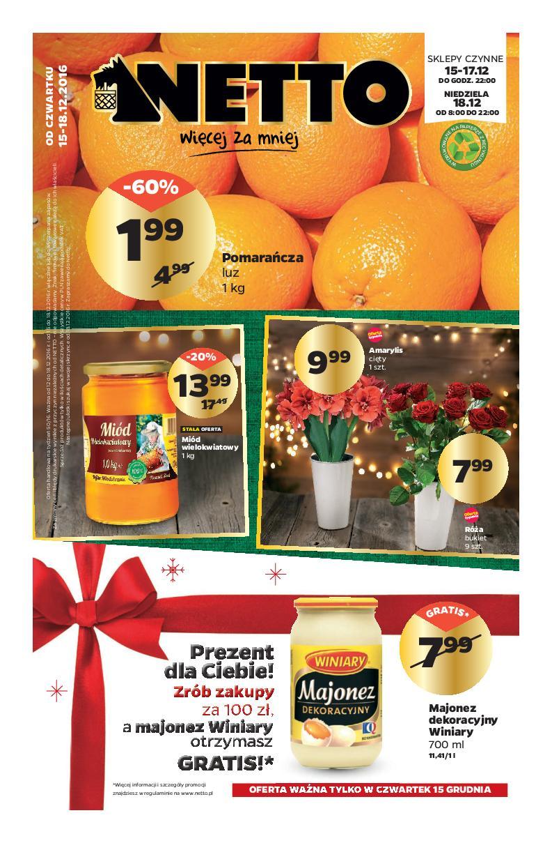 Gazetka promocyjna Netto str. 1