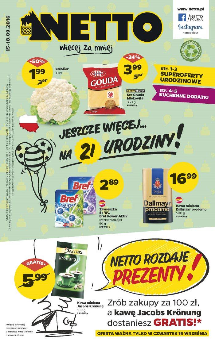 Gazetka promocyjna Netto str. 1