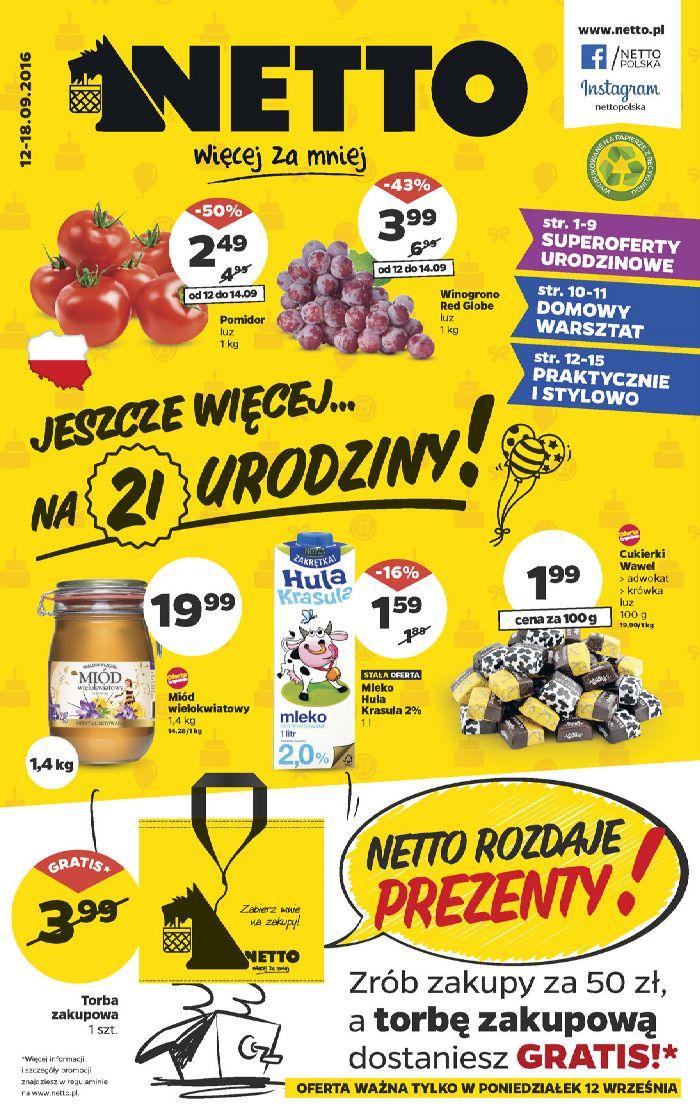 Gazetka promocyjna Netto str. 1