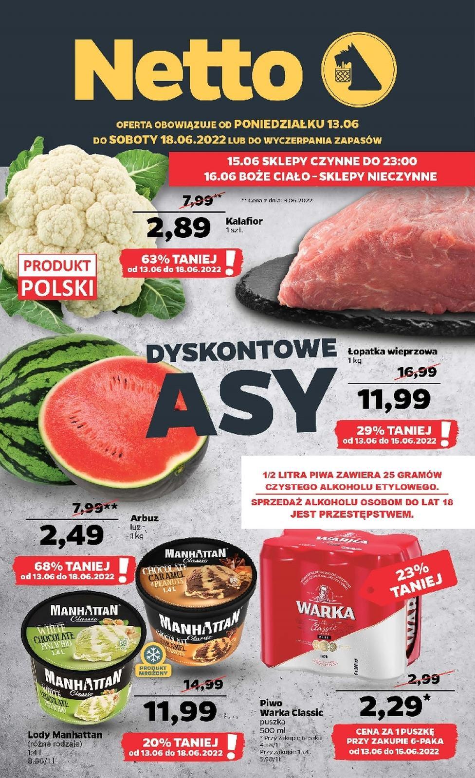 Gazetka promocyjna Netto str. 1